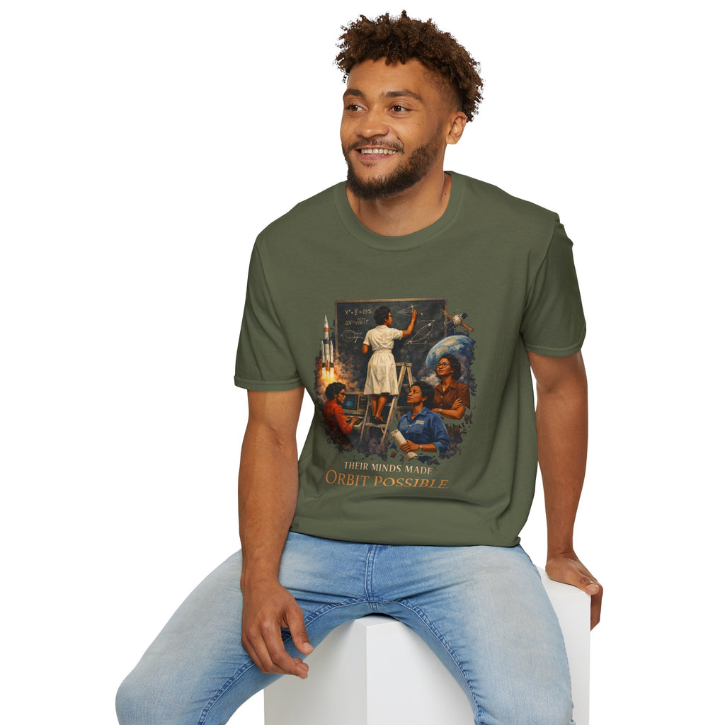 T‑Shirt — 'They Dreamed Made Orbit Possible' Vintage Space Exploration Tee