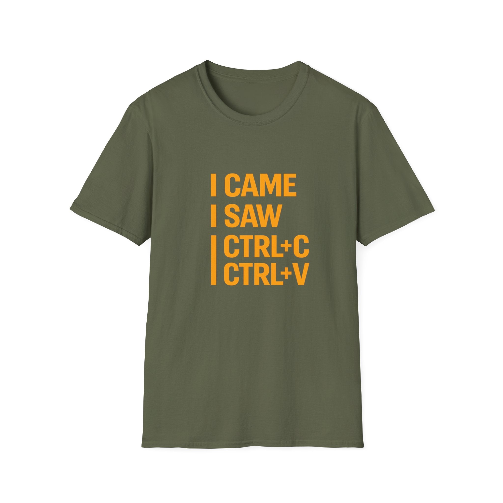 I Came I Saw CTRL+C CTRL+V T-Shirt — Funny Copy Paste Graphic Tee for Coders & Students