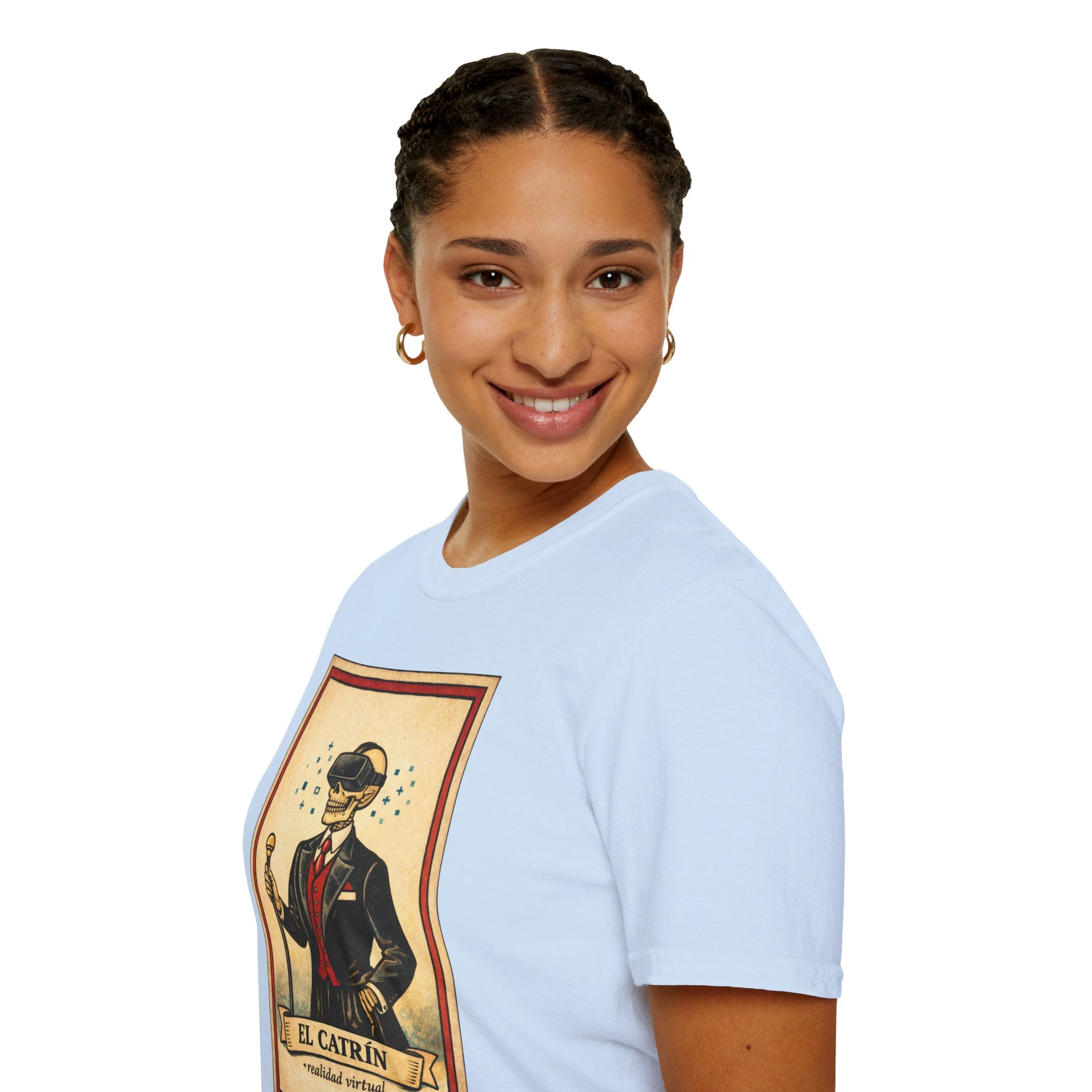 El Catrín Vintage Graphic T-Shirt — Día de los Muertos Gentleman Design